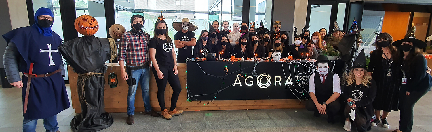 Halloween 2020 no Ágora Tech Park